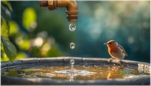 adjusting drip rate and water flow