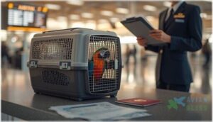 airline travel requirements for bird carriers