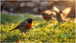 american robin behavior