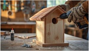 attaching roof panels and floor attaching roof panels and floor