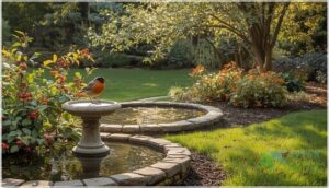 attracting american robins to your yard