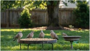 attracting and observing doves in ohio