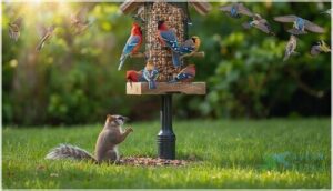 attracting backyard birds and deterring pests