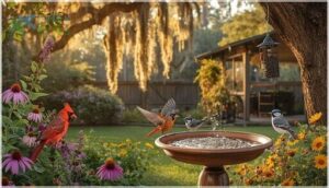attracting birds to your louisiana backyard