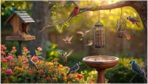 attracting birds to your new jersey yard