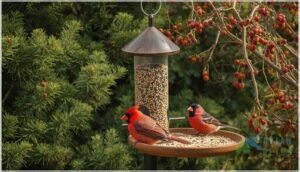 attracting cardinals and grosbeaks attracting cardinals and grosbeaks