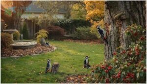 attracting woodpeckers to your yard