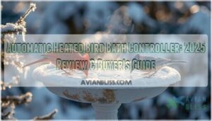 automatic heated bird bath controller