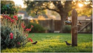 backyard birds in urban and suburban areas