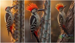 beak, crest, and tail features