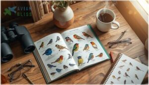 beginner-friendly bird watching book features