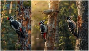behavior and calls of alaskan woodpeckers