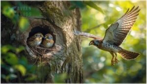behavioral clues of nesting birds