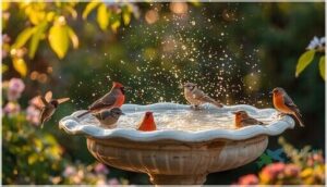 benefits of adding a bird bath