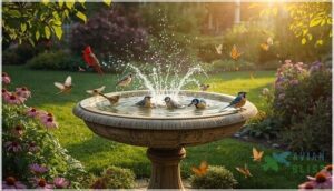 benefits of large bird baths in gardens