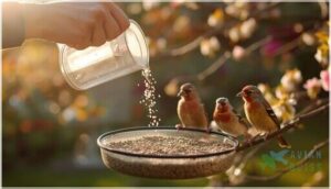 benefits of using filler tubes for bird feeders