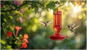 best placement for attracting hummingbirds