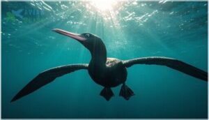 bill, feet, and tail features