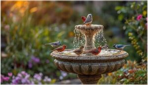 bird bath fountain benefits