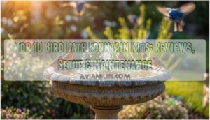 bird bath fountain kits