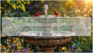 bird bath fountain pump replacement