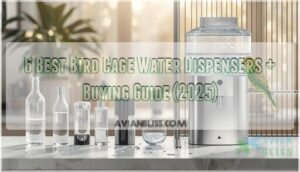 bird cage water dispenser