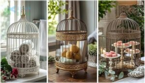 bird cages as functional decor