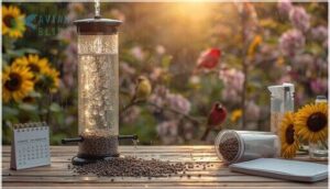 bird feeder maintenance and feeding tips