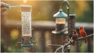 bird feeder maintenance and safety tips