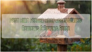 bird feeder roof accessories