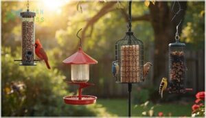 bird feeding and feeder preferences