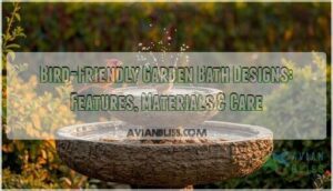 bird friendly garden bath designs