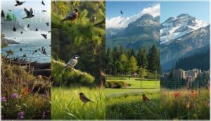 bird habitats and distribution in washington