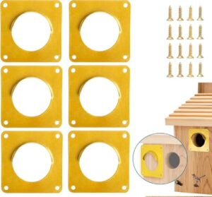 Bird House Guard Hole Plate B0D3HZ6R3N