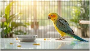 bird hygiene and clean living environments