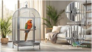 bird-proofing cages and aviaries