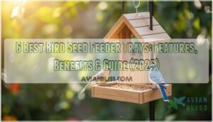 bird seed feeder trays
