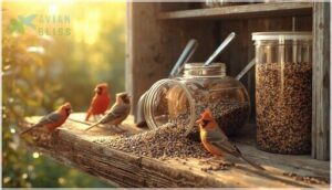 bird seed safety, storage, and health