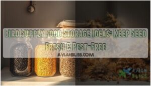 bird supply food storage ideas