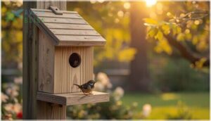 birdhouse features for safety and comfort