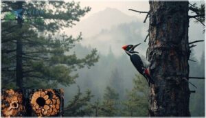 black-backed woodpecker