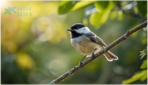 black-capped chickadee traits