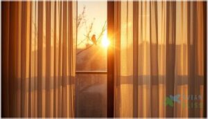 blinds, curtains, and internal shading