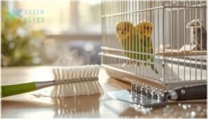 brushes and scrapers for effective cleaning