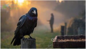 can you befriend and observe ravens safely