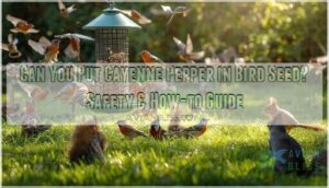 can you put cayenne pepper in bird seed