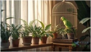 caring for plants in bird-friendly homes
