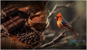 chocolate and caffeine-containing foods chocolate and caffeine-containing foods