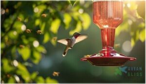 choosing bee-proof feeder designs