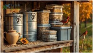 choosing the best bird seed containers